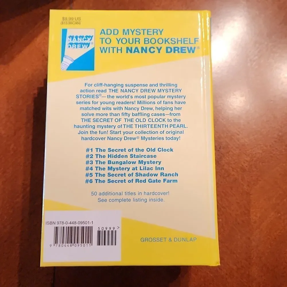 5 Nancy Drew Mystery Fiction Hardcover Books Elementary Middle School Reading